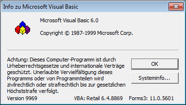 Ermittlung der VBA-Version