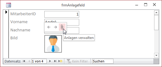 öffnen des Dialogs zum Verwalten von Anlagen