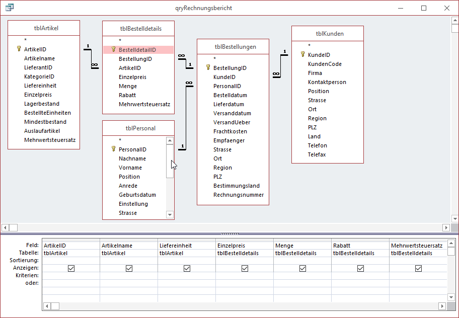 Angebot Und Rechnung Erstellen Mit Access