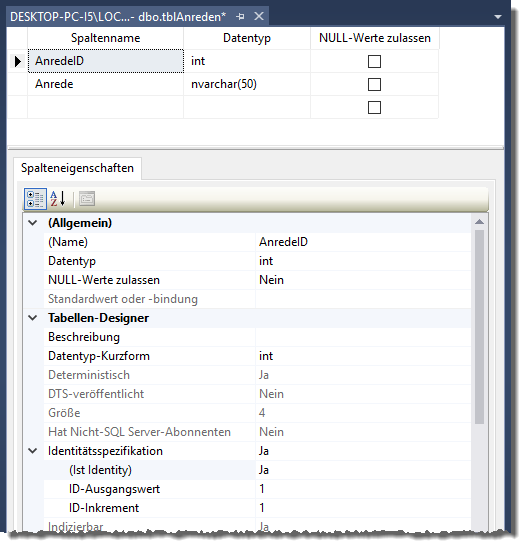 Definieren des Autowerts