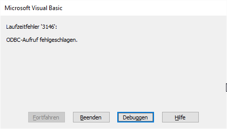 Fehler beim Einfügen eines Datensatzes mit einem bereits vorhandenen Primärschlüsselwert in eine per ODBC verknüpfte Tabelle