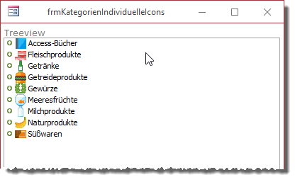 Individuelle Treeview-Icons