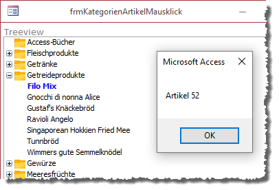 Ausgabe der Quelle und der ID des angeklickten Elements