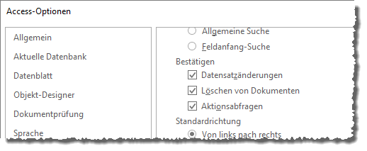 Erfolgreich per VBA geänderte Option