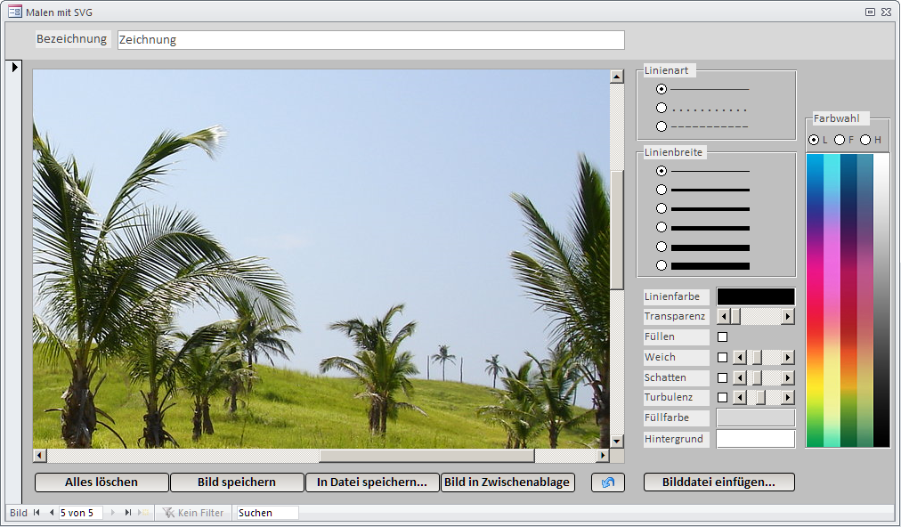 Um die Einblendung von Scroll-Balken brauchen Sie sich beim Webbrowser-Steuerelement mit SVG-Grafik nicht zu kümmern.