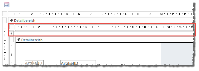 Das Formular sfmArtikelNeu überlappt nun das Formular frmArtikel