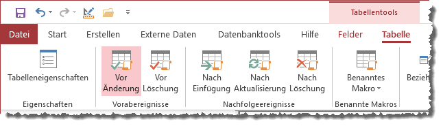 Anlegen eines Datenmakros per Ribbon-Befehl