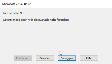 Fehler beim Versuch, die ActiveTab-Methode zu nutzen