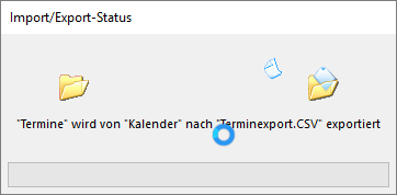 Exportfortschritt