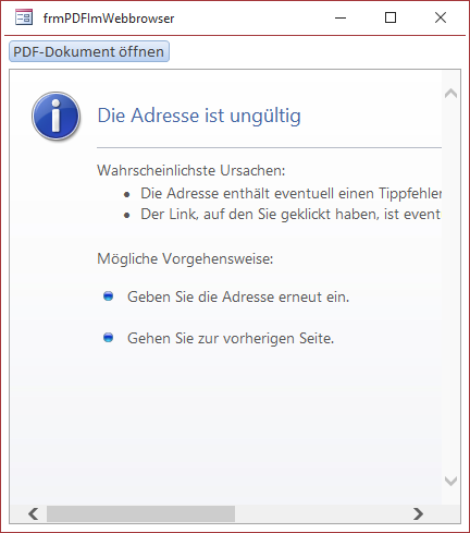 WebBrowser-Steuerelement ohne Inhalt
