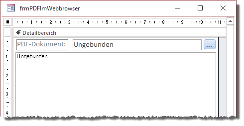 Steuerelemente zum Auswählen des anzuzeigenden PDF-Dokuments