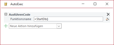 AutoExec-Makro, das beim Start automatisch ausgeführt wird