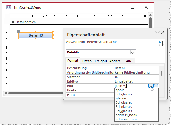 Die Bilder stehen in der Bild-Eigenschaft zur Verfügung
