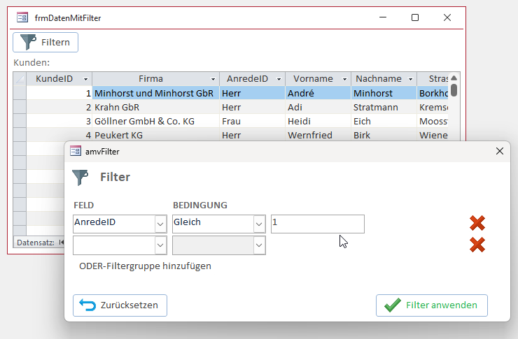 Bisher muss der Benutzer die interne ID des Kategorie-Feldes kennen