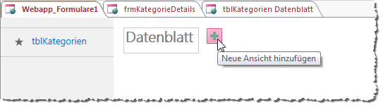 Neues Formular in der übersicht erstellen