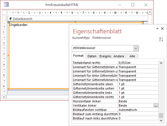 Hinzufügen des Webbrowser-Steuerelements
