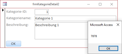 Ausgabe der Fehlernummer bei Reproduzierung des zweiten Fehlers