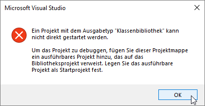 Fehler beim Debuggen