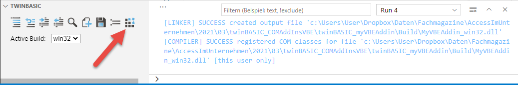 Erstellen des Projekts
