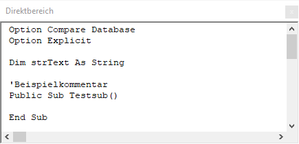 Ausgabe aller Zeilen