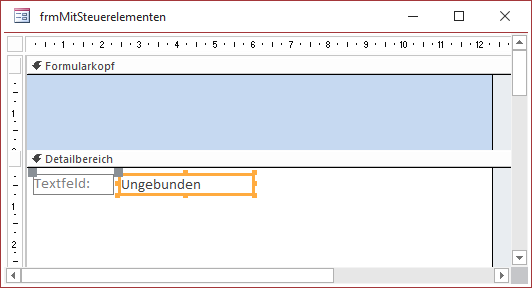 Textfeld mit Bezeichnungsfeld