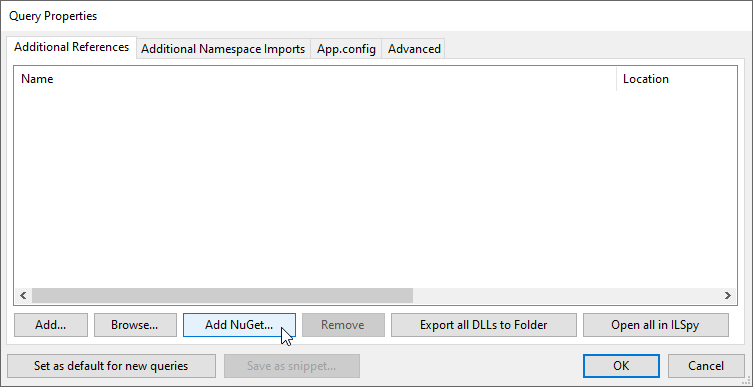 Hinzufügen von NuGet-Paketen