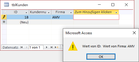 Ergebnis des Makros Vor Änderung
