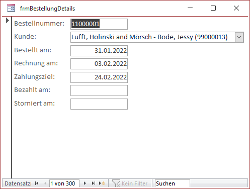 Steuerelemente mit angepasster Breite