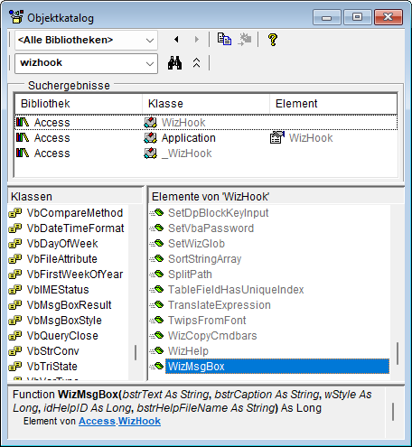Die versteckten WizHook-Funktionen
