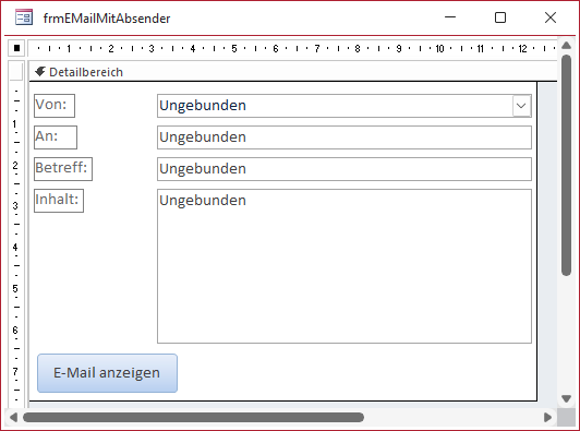 Formular zum Erstellen von E-Mails