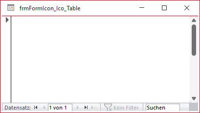 Formular mit individuellem Icon