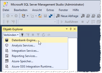 Aufbau einer Verbindung