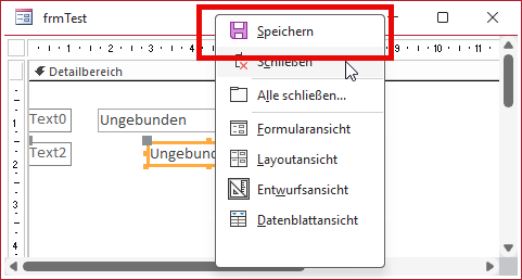 Speichern eines einzelnen Objekts
