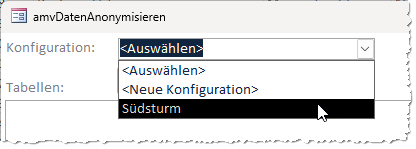 Wiederherstellen eines Konfiguration
