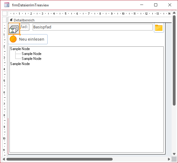 Grundaufbau des Formulars